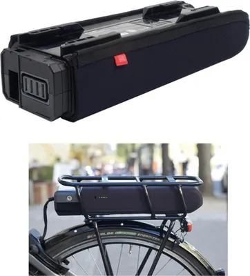 Image de Protection de batterie pour système Shimano Steps E6000, compatible avec les batteries de porte-bagages.
