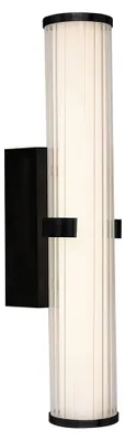 Obrázok produktu pre Moderné nástenné svietidlo Clamp Steel Black Glass White Led 19W 3000K