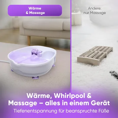 Image de Clatronic FM 3389 appareil de massage des pieds blanc/violet