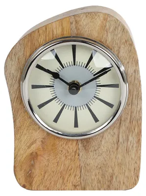 Productafbeelding van Van Manen Uhr Jessy: Decoratieve speelgoedklok van natuurlijk hout