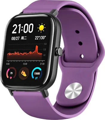 Produktbild von Strap-it Xiaomi Amazfit GTS Sportarmband (Lila)