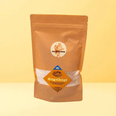 Produktbild von Gugelhupf mit Walnüßen und Bitterschokoladentröpfchen Backmischung