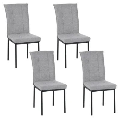Produktbild von Stuhl Matthew Hellgrau 4er-Set