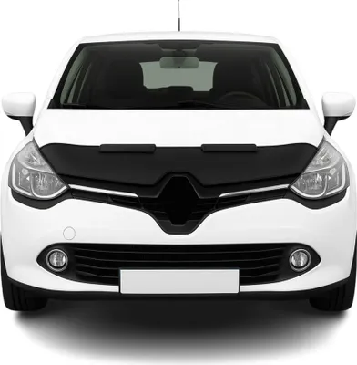 Produktbild von Haubenbra Steinschlagschutz Bonnet Bra für Renault Clio 2012-2019 Schwarz Halb