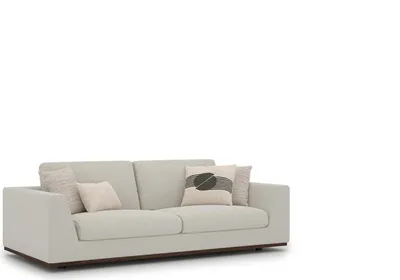 Produktbild von Weiß Möbel Wohnzimmer Sofagarnitur Zweisitzer Sofa Design Einrichtung Sessel