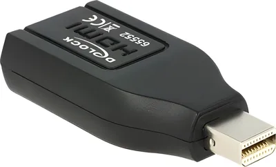 Produktbild von DELOCK Displayport Adapter mini DP -> HDMI St/Bu schw