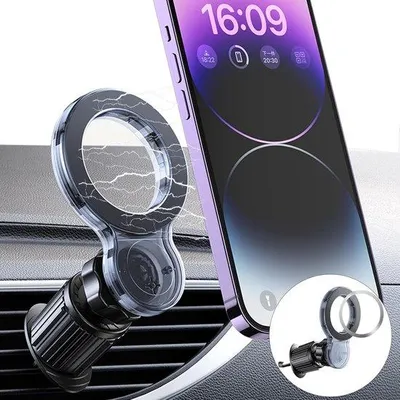 Produktbild von Auto-Magnetische Telefoonhouder - Universelle Autohouder - Mobiler Handyhalter - Magnetischer Handyhalter für Auto
