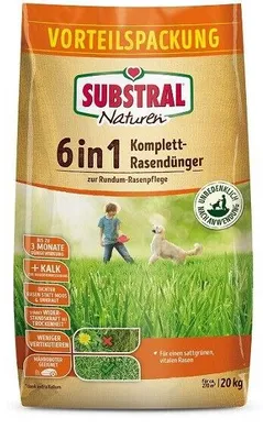 Zdjęcie produktu dla Naturen 6w1 kompletny nawóz do trawników 20 kg