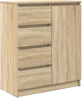 Obrázok produktu pre Komoda so zásuvkami, dub sonoma 71x35x84 cm, kompozitné drevo