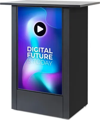 Produktbild von Showdown Displays Digital Counter Futuro Vertikal mit Samsung-Bildschirm - 32 Zoll