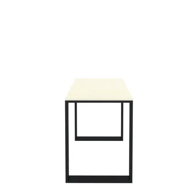 A minimalist product shot of a table on a white background.