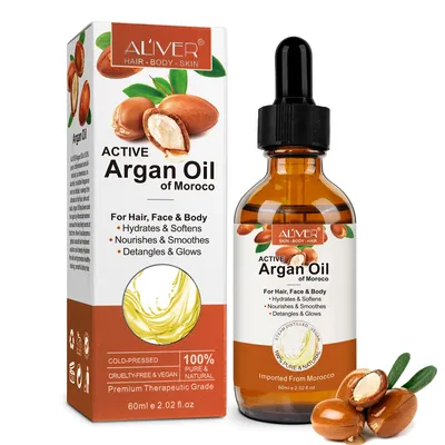 Produktbild von Aliver Arganöl für Haare und Haut – 60 ml