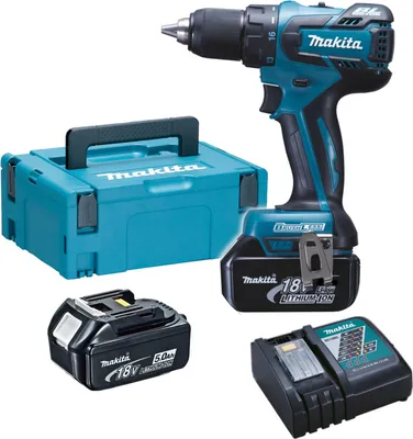 Produktbild von Makita DDF459RTJ Akku Bohrschrauber Bl Solo 18V Li-Ion