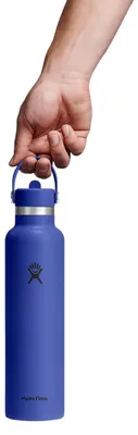 Produktbild von Hydro Flask Standard Mouth Flex Straw Cap Capri Blue Thermosflasche, 621 ml
