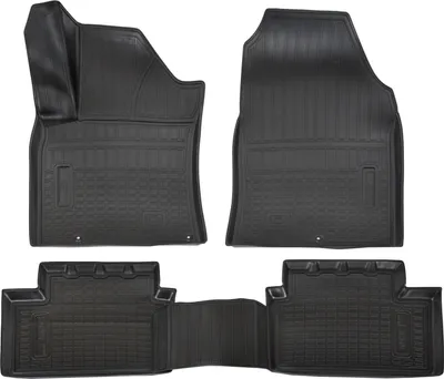 Produktbild von NORM LINERS | 3D Gummimatten Auto Matten Fussmatten Kompatibel mit Hyundai i30 ab 2017 4tlg, Individuelle Passform mit Hohem Rand cca 4-5cm, Allwetter,