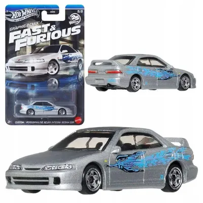 Produktbild von Hot Wheels Fast & Furious JBY45, Auto, 3 Jahr(e), Metall, Blau, Grau