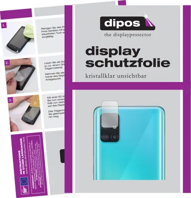 Produktbild von 2x ochranná fólia pre Samsung Galaxy A51 camera lens clear screen protector film ochrana displeja dipos