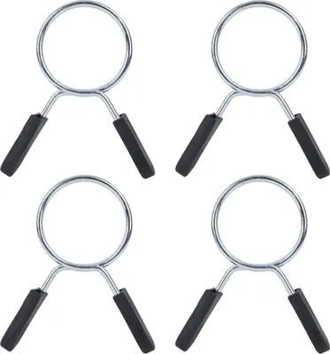 Produktbild von 4 Stück Hantel-Federclip, Gewichtheben, Krafttraining, Sperrklemme, Spinlock, Langhantel-Kragenverschluss, Innendurchmesser 50 mm