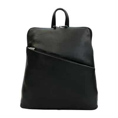 Produktbild von C1072 Cinino Lederrucksack Schwarz