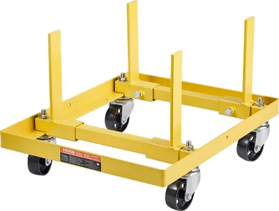 Produktbild von VEVOR Motorständer Motorheber (340 kg Tragkraft), robuster Motorständer aus Stahl mit 4 Lenkrollen und 2 Ratschengurten, passend für die meisten Motoren