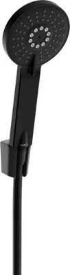 Produktbild von Mexen R-40 Kopfbrausegarnitur mit Regenbrause und Thermostatmischer, Schwarz - 785405052-70