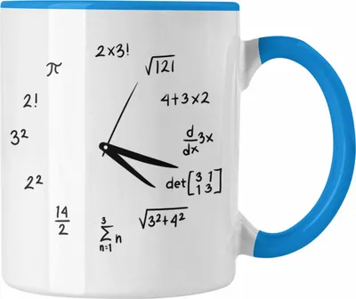 Produktbild von Trendation - Tasse für Mathematiker Lustiges Geschenk für Mathelehrer Mathematik-Fans (Blau)
