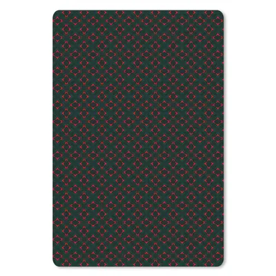 Produktbild von MuchoWow® Mauspad Mousepad Muster - Rot - Dekoration 18x27 cm - Mousepads - Maus Mat - Pad - Mausunterlage