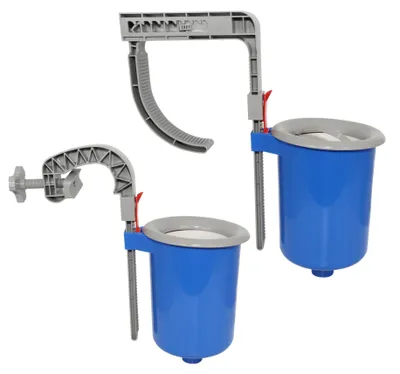 Produktbild von HAF Pool Einhängeskimmer Komplett Set | Oberflächenskimmer inkl. Anschlussschlauch, Befestigungshaken uvm. | Hängeskimmer für alle Aufstellbecken