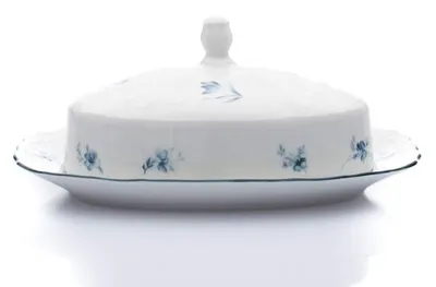 Obrázok produktu pre Thun 1794 Máselnica, český porcelán, Bernadotte, 250 g, modré rozety, Thun