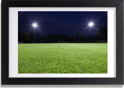 Produktbild von Bild 30x20 MDF-Rahmen, Wandkunst Fußballplatz