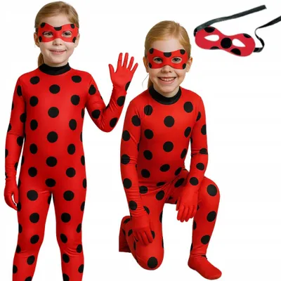 Produktbild von Hopki Marienkäfer Kostüm Punkte Mädchen Kinder Karneval