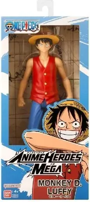 Image de Figurine One Piece Luffy, Anime Heroes Mega Bandai, 30 cm, Figurine articulée