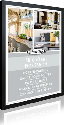 Obrázok produktu pre Rám na plagát 50 x 70 cm Imitácia dreva čierny