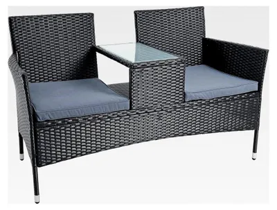 Produktbild von Sitzgruppe aus Polyrattan für den Garten