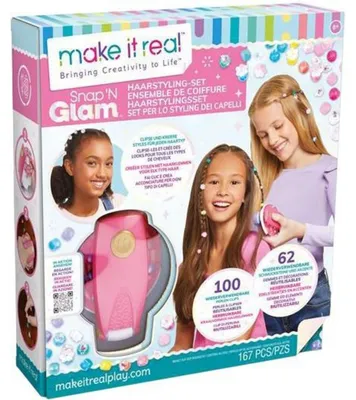 Produktbild von Make it Real MR1760, Haarschmuck-Set für Kinder, 8 Jahr(e), Mehrfarbig