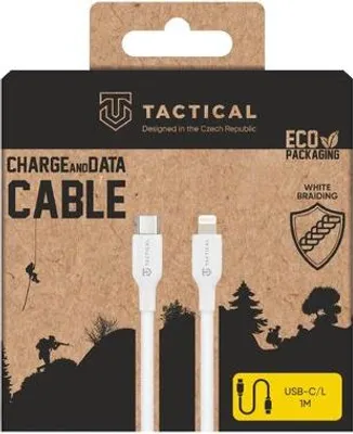 Immagine prodotto di Cavo tattico a filo USB-C/Lightning 1m bianco