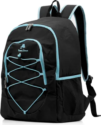 Produktbild von CampFeuer Kühlrucksack 30 Liter | schwarz | Isoliertasche leicht und wasserdicht