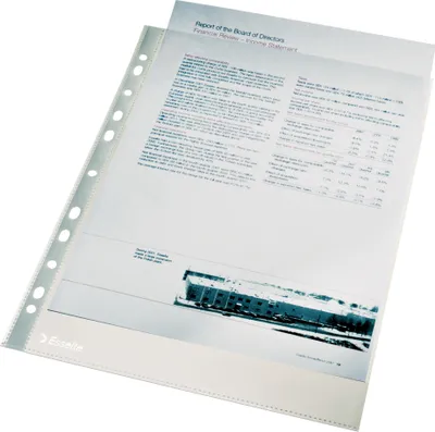 Obrázek produktu pro Esselte 23743, A4, Průhledná, Polypropylen (PP), Portrét, 0,115 mm, 230 mm