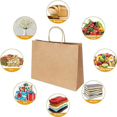 Produktbild von Famanu Papiertüte Kraft - 20 Stück