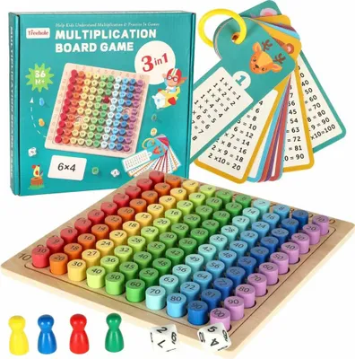 Produktbild von Pädagogische hölzerne Multiplikationstabelle Spielzeug bunte Kreise