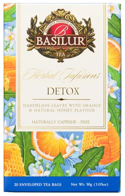 Productafbeelding van Basilur Detox kruidenthee, zakjes - 20 x 1,5 gram