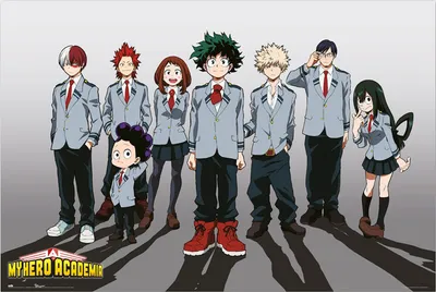 Produktbild von My Hero Academia - Uniform Version - TV-Serie - Poster - Größe 91,5x61 cm
