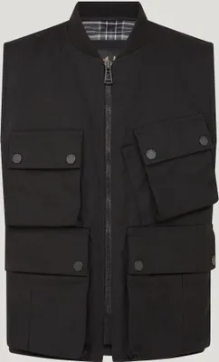 Produktbild von Belstaff Windermere Motorrad Weste, schwarz, S