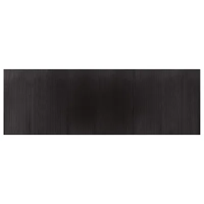 Produktbild von vidaXL Teppich Rechteckig Dunkelbraun 100x300 cm Bambus