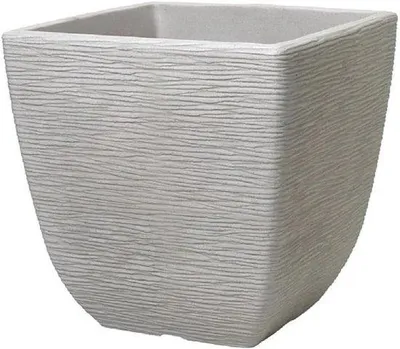 Produktbild von Pflanzkübel aus Kalksteinoptik Grau - Traditionelles Design für Garten und Außenbereich