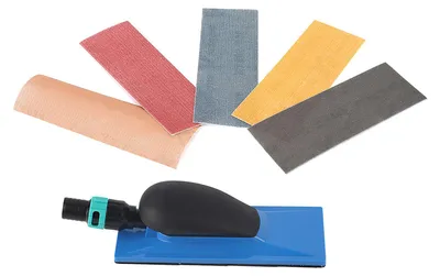 Productafbeelding van Stofzuigingsaansluiting, schuursponsblok, handmatig schuren, vrij schuren met klittenband