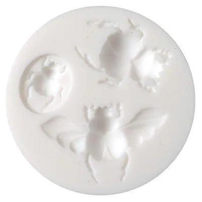 Image de Mini-moule en silicone pour pâte d'argile polymère - Scarabée