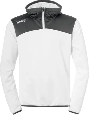 Produktbild von Kempa EMOTION 2.0 QUARTER ZIP HOODY, weiß/anthra
