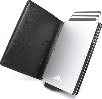 Produktbild von Minimalistischer RFID-Kartenhalter - Schlanke Metallgeldbörse mit Geschenkbox
