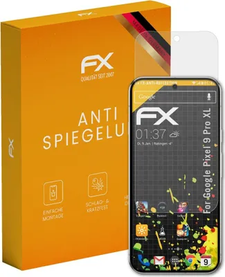 Produktbild von atFoliX FX-Antireflex 3x Schutzfolie kompatibel mit Google Pixel 9 Pro XL Displayfolie